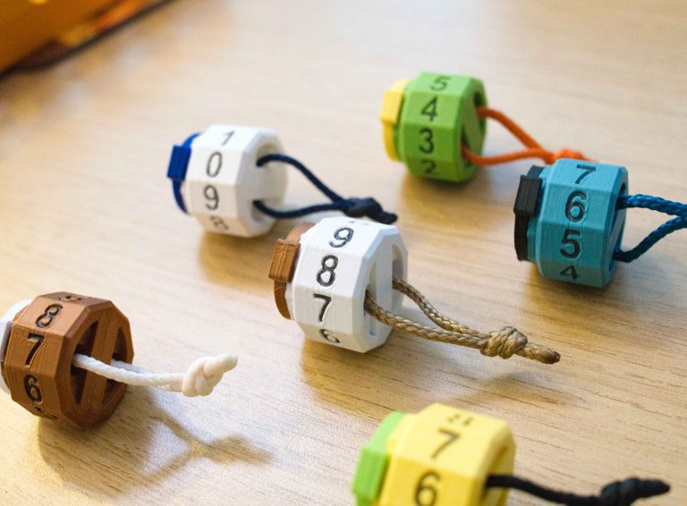 Compteur de points à 1 roue - Cordelette