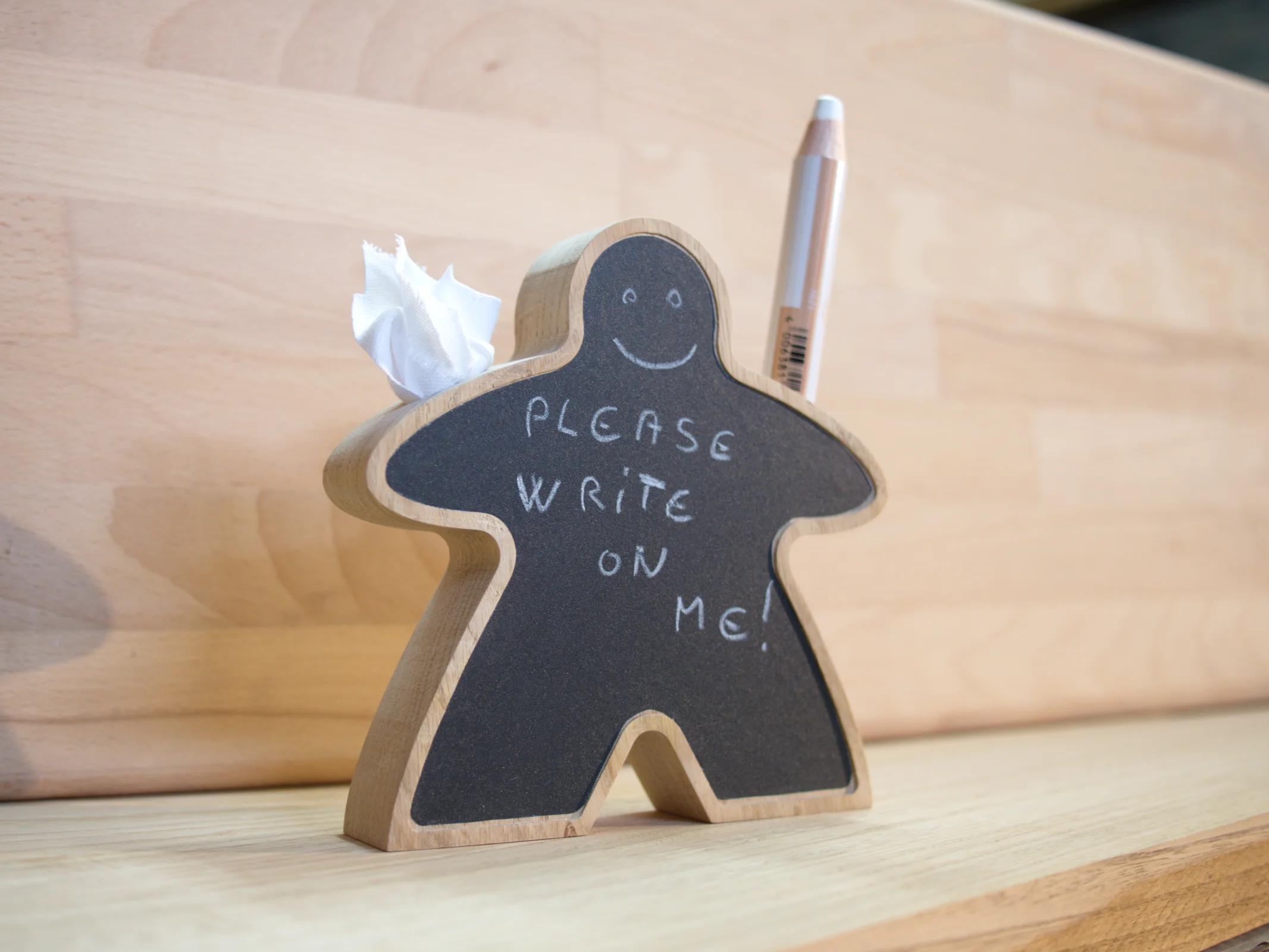 Grand Meeple - écriture effaçable