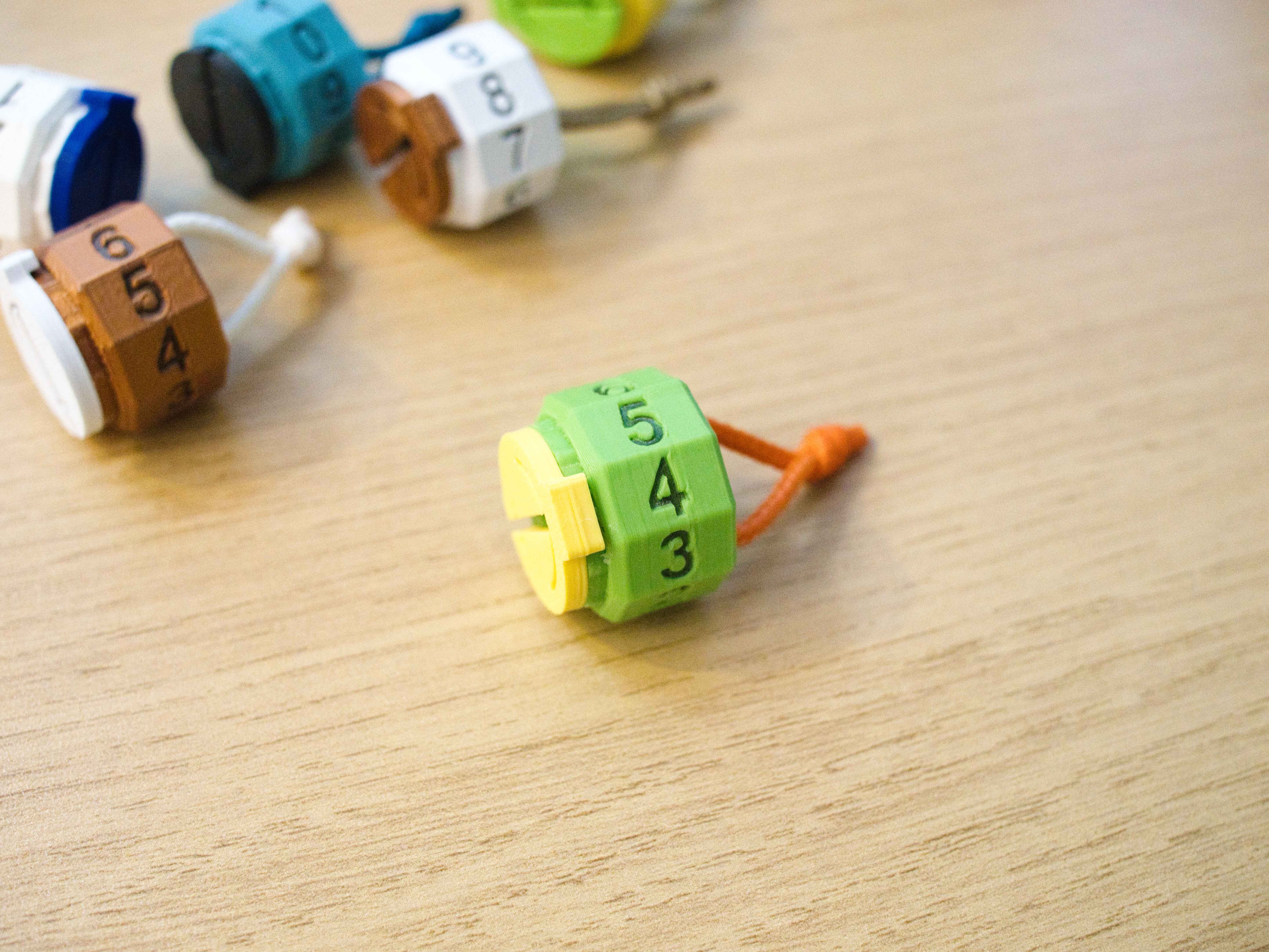 Compteur de points à 1 roue - Cordelette