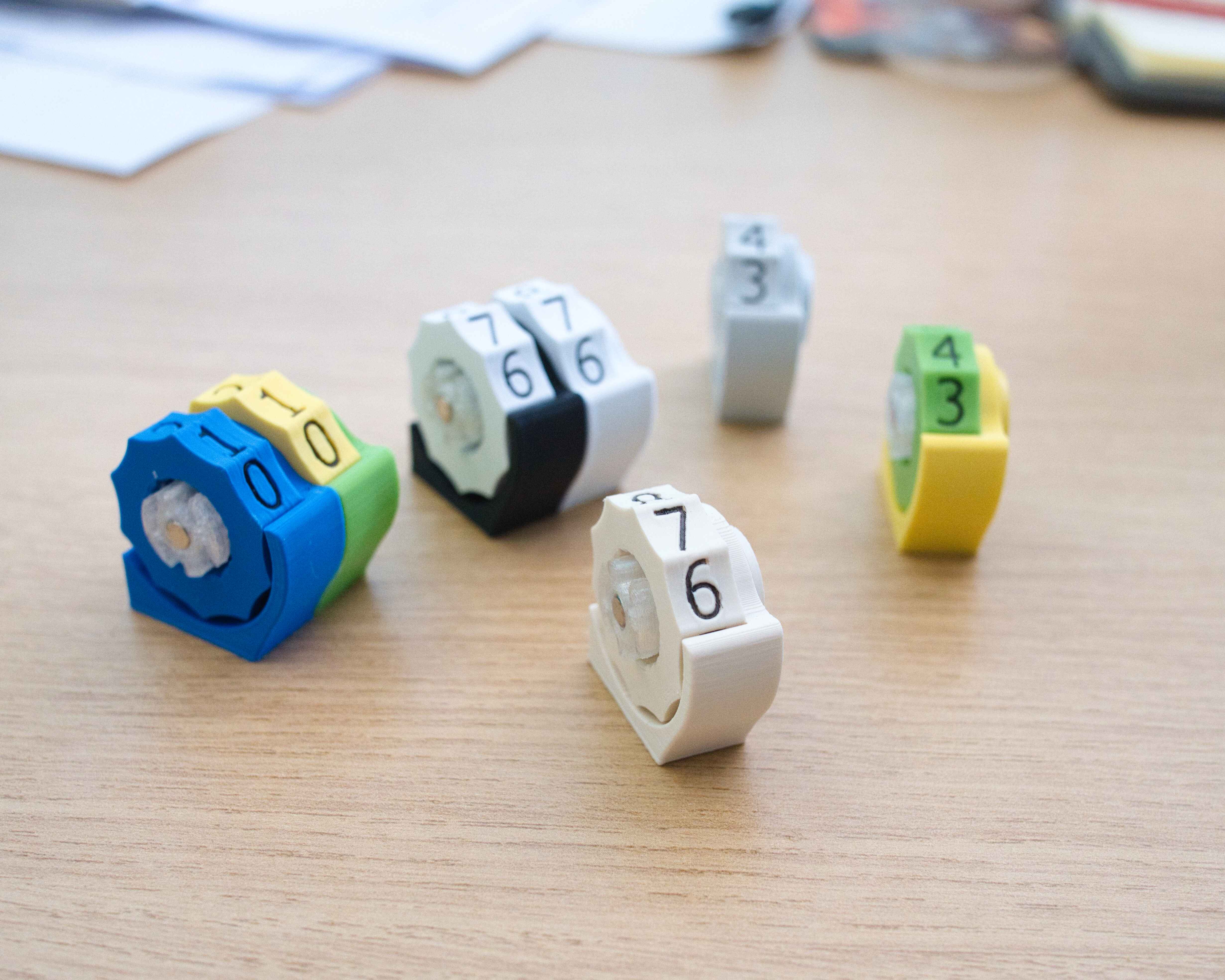 Compteur de points à 1 roue - modulable